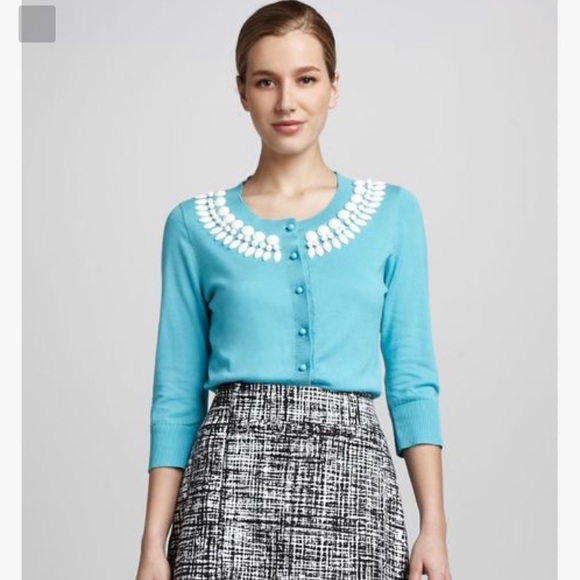 Kate Spade New York Beaded Kati Cardigan - Picture 2 of 7